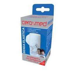 BENDA ELASTICA CEROXMED 10X450 CM CON GANCIO 1 PEZZO - maxifarmacia.it