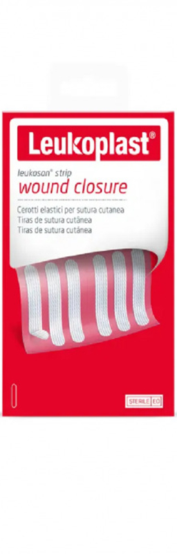 CEROTTO PER SUTURA LEUKOSAN STRIP 6X38MM 2 BUSTE X 6 CEROTTI - maxifarmacia.it
