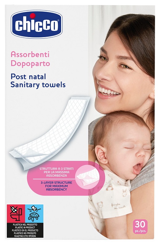 CHICCO ASSORBENTI PROTECTION POSTPARTO 30 PEZZI - maxifarmacia.it