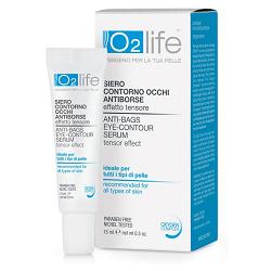 O2LIFE SIERO CONTORNO OCCHI ANTIBORSE 15 ML - maxifarmacia.it