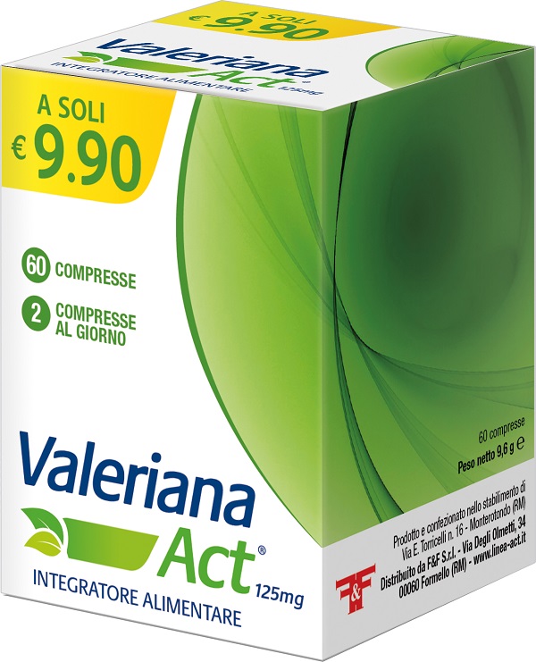VALERIANA ACT 60 COMPRESSE - maxifarmacia.it