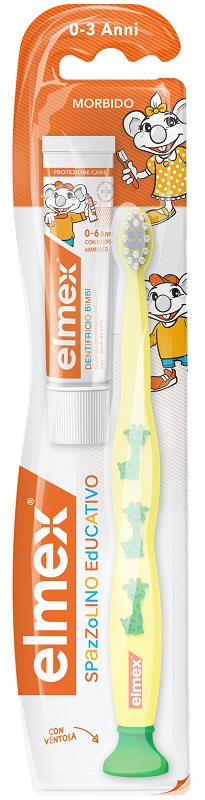 ELMEX SPAZZOLINO BIMBI EDUCATIVO NEW 0-3 ANNI - maxifarmacia.it