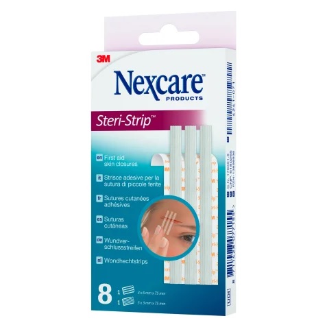 CEROTTO PER SUTURA NEXCARE STERISTRIP 6X75 MM + 3X75 MM - maxifarmacia.it