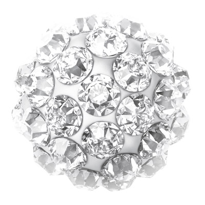 SYSTEM75 PALLINA 4,5MM DIAMANTATA CRISTALLO  ACCIAIO - maxifarmacia.it