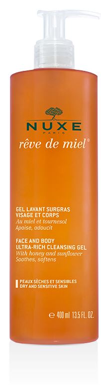 NUXE REVE DE MIEL GEL DETERGENTE VISO E CORPO 400ml - maxifarmacia.it