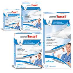 MEDICAZIONE POST OPERATORIA MEDIPRESTERIL IMPERMEABILE 7,5X10CM 4 PEZZI - maxifarmacia.it