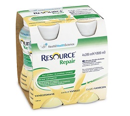 RESOURCE REPAIR VANIGLIA 4 BOTTIGLIE 200 ML - maxifarmacia.it