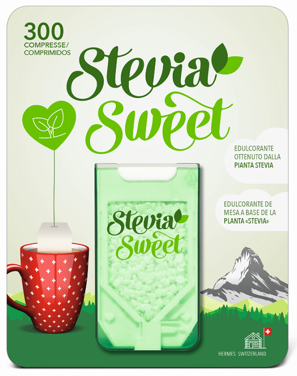 HERMESETAS STEVIA 300 COMPRESSE - maxifarmacia.it