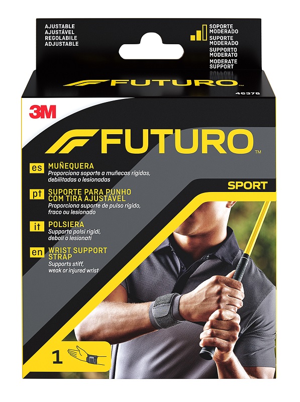 POLSINO ELASTICO UNIVERSALE FUTURO SPORT NERO - maxifarmacia.it