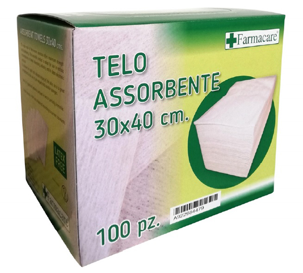 TELO ASSORBENTE 30X40CM 100 PEZZI - maxifarmacia.it