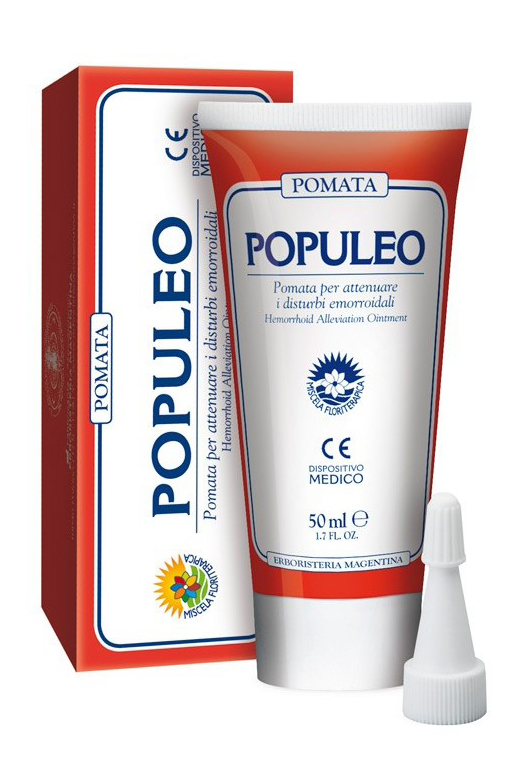 POPULEO POMATA EMORROIDI 50 ML - maxifarmacia.it