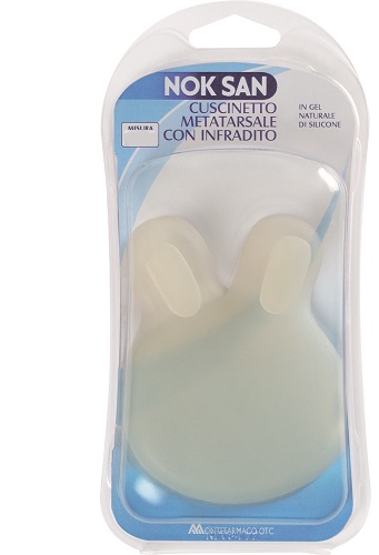 NOK SAN GEL CUSCINETTO METATARSALE CON INFRADITO S/M - maxifarmacia.it
