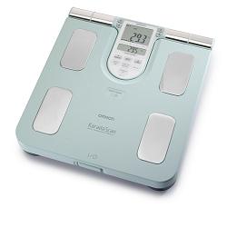 BILANCIA PESAPERSONE CON MONITOR COMPOSIZIONE CORPOREA 4SENSORI PESO PERCENTUALE MASSA GRASSA E MASSA MUSCOLARE BF511 COLORE TURCHESE - maxifarmacia.it