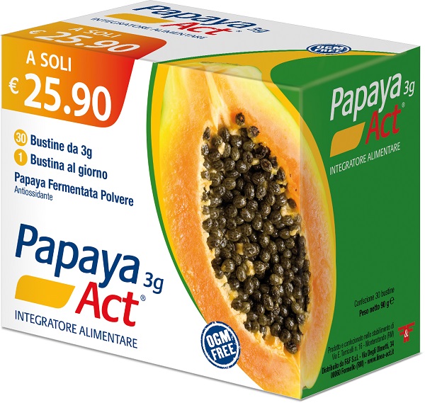 PAPAYA ACT 3G 30 BUSTINE - maxifarmacia.it