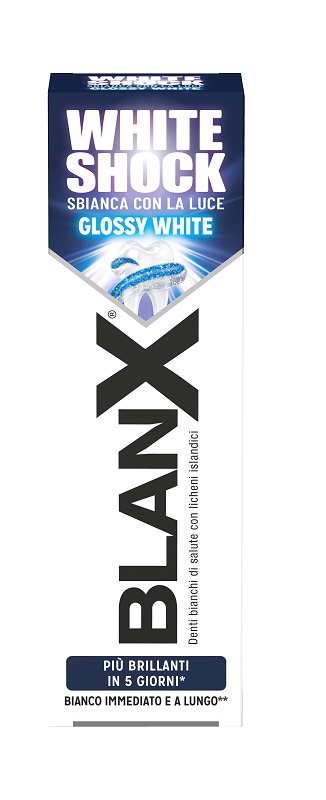 BLANX WHITE SHOCK SBIANCANTE DENTI 75 ML - maxifarmacia.it
