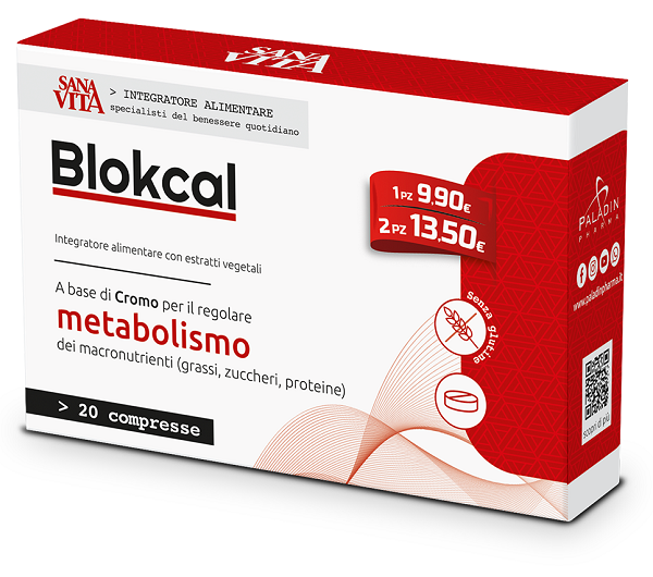 SANAVITA BLOKCAL 20 COMPRESSE - maxifarmacia.it