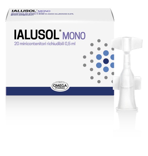 IALUSOL MONO GOCCE OCULARI 20 FLACONCINI 0,5 ML - maxifarmacia.it