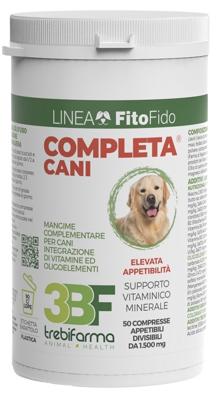 COMPLETA CANI 50 COMPRESSE BARATTOLO 75 G - maxifarmacia.it