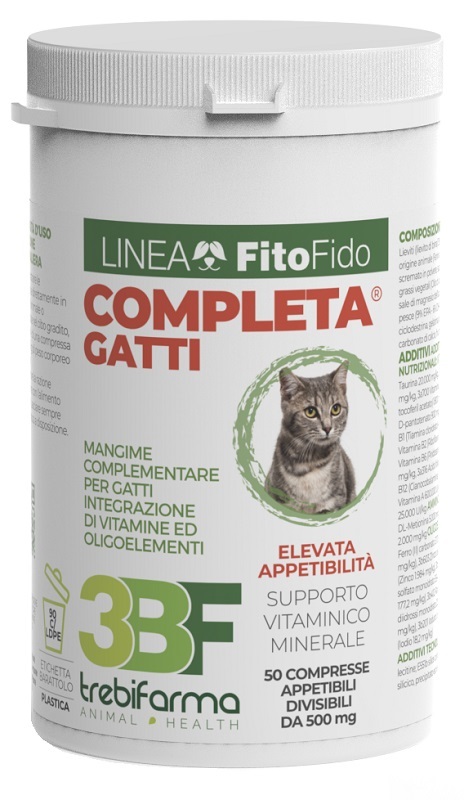 COMPLETA GATTI 50 COMPRESSE BARATTOLO 25 G - maxifarmacia.it