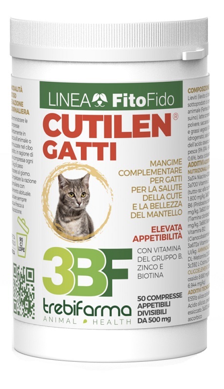 CUTILEN GATTI 50 COMPRESSE BARATTOLO 25 G - maxifarmacia.it