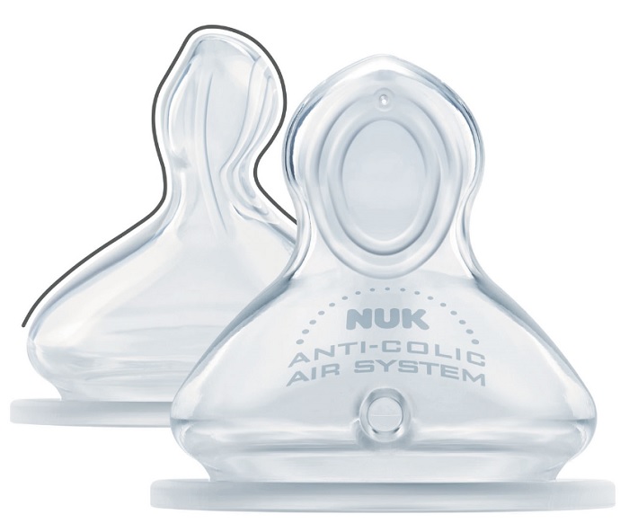 NUK FIRST CHOICE+ TETTARELLA IN SILICONE 0-6 MESI MISURA LARGE 2 PEZZI - maxifarmacia.it