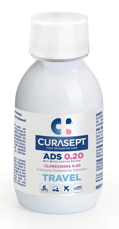 CURASEPT COLLUTORIO 0,20 ADS TRAVEL 100 ML - maxifarmacia.it