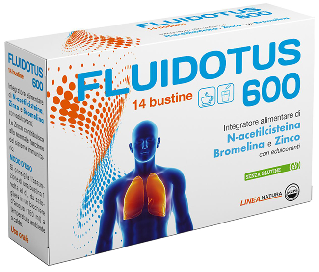 FLUIDOTUS 600 14 BUSTINE - maxifarmacia.it