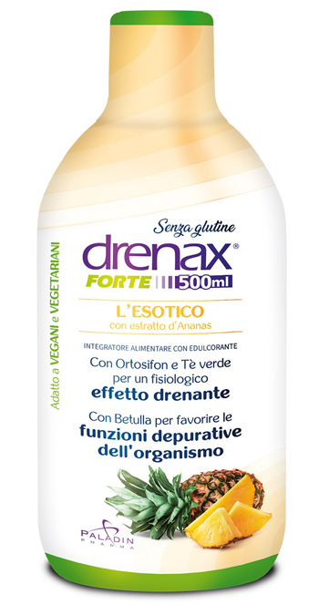 DRENAX FORTE L'ESOTICO CON ESTRATTO D'ANANAS 500 ML - maxifarmacia.it