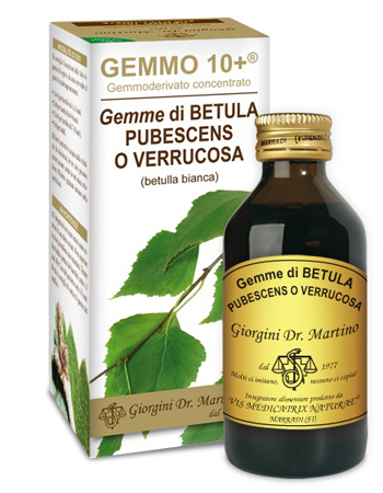 GEMMO 10+ BETULLA BIANCA 100 ML LIQUIDO ANALCOLICO - maxifarmacia.it