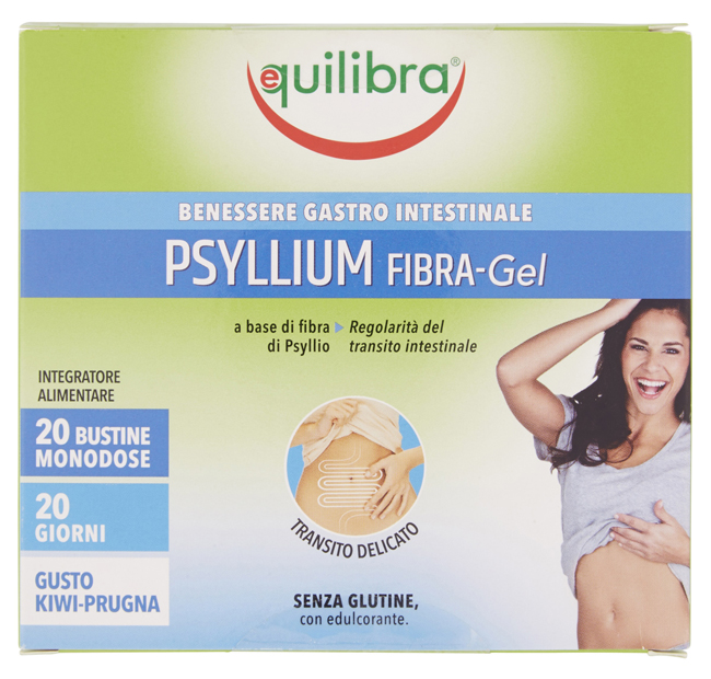 PSYLLIUM FIBRA GEL GUSTO KIWI PRUGNA 20 BUSTINE MONODOSE - maxifarmacia.it