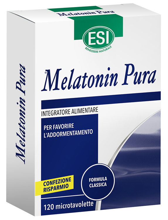 ESI MELATONIN PURA 120 MICROTAVOLETTE - maxifarmacia.it