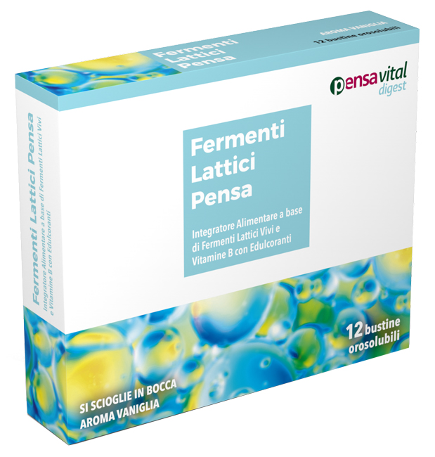 FERMENTI LATTICI VIVI E VITAMINE B 12 VANIGLIA BUSTINE OROSOLUBILI - maxifarmacia.it
