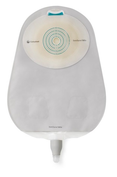 SACCA UROSTOMIA SENSURA MIO SISTEMA A UN PEZZO CON APERTURA ISPEZIONABILE MAXI OPACA 10-45 MM 30 PEZZI - maxifarmacia.it