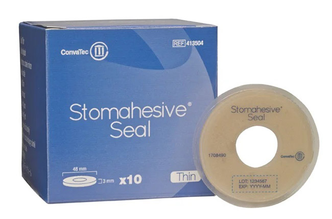 ANELLO STOMIA STOMAHESIVE SEAL FORO APERTURA 18MM DIAMETRO 48MM 10 PEZZI - maxifarmacia.it