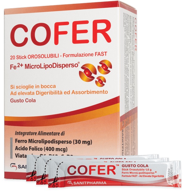 COFER 20 STICK OROSOLUBILI DA 1,6 G GUSTO COLA - maxifarmacia.it