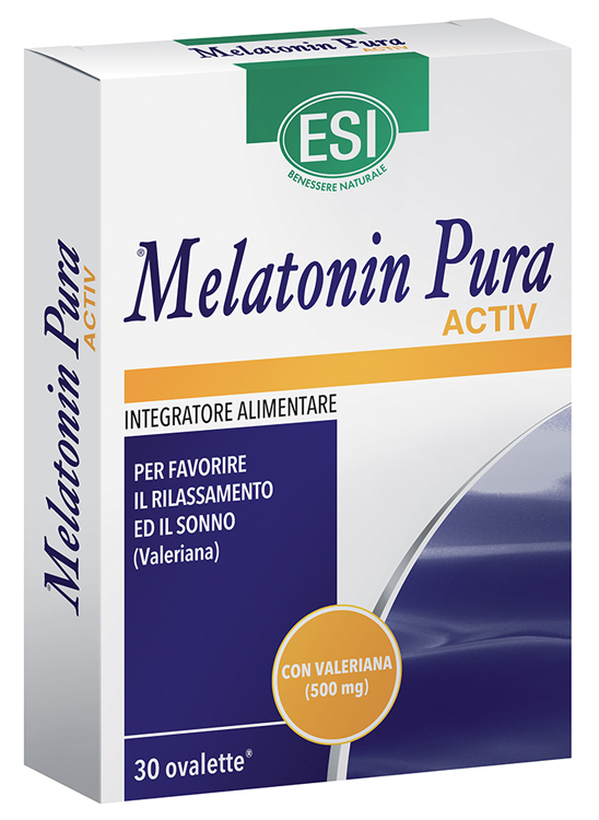 ESI MELATONIN PURA ACTIV 30 OVALETTE - maxifarmacia.it