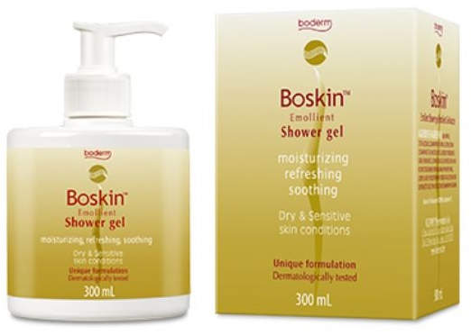 BOSKIN DOCCIA GEL EMOLLIENTE CUOIO CAPELLUTO E PELLE 300 ML - maxifarmacia.it