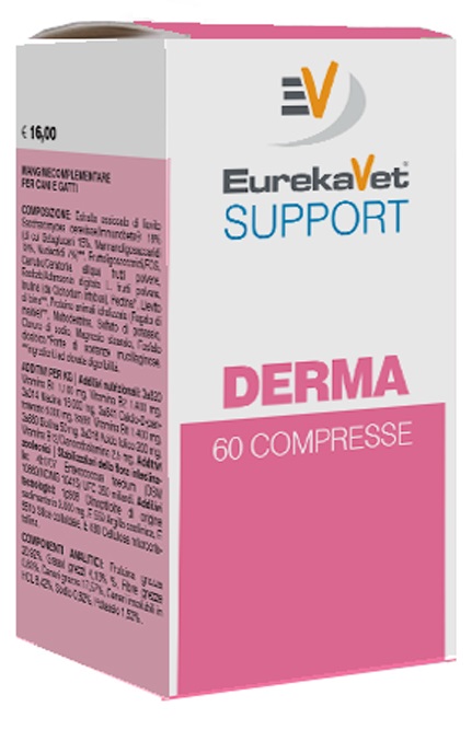 EUREKAVET SUPPORT DERMA 60 COMPRESSE - maxifarmacia.it