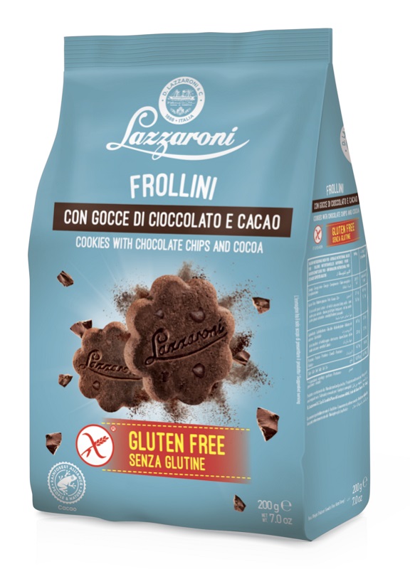 FROLLINI CACAO GOCCE CIOCCOLATO 200G - maxifarmacia.it