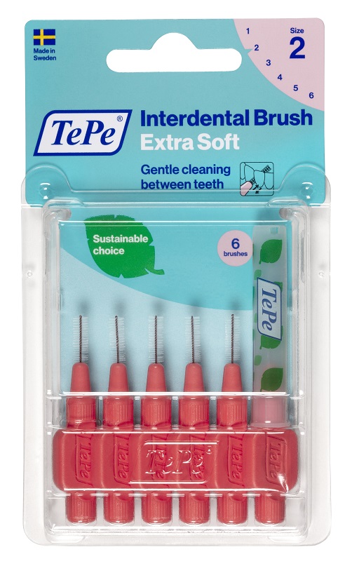 TEPE SCOVOLINO XSOFT ROSSO 0,5MM 6 PEZZI - maxifarmacia.it