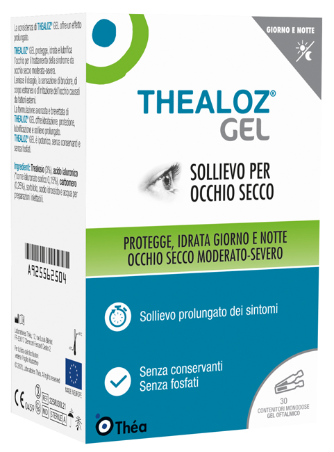 THEALOZ GEL OFTALMICO 30 CONTENITORI MONODOSE 0,4 G - maxifarmacia.it