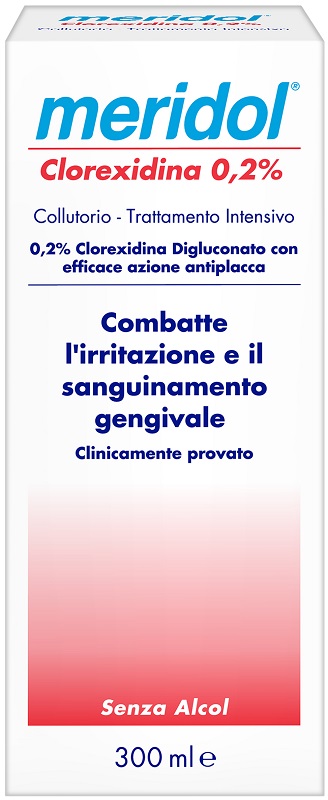 MERIDOL CLOREXIDINA 0,2% COLLUTORIO 300 ML - maxifarmacia.it