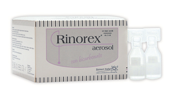 RINOREX BICARBONATO 3 ML 25 FIALE PER AEROSOL - maxifarmacia.it