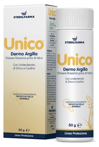 UNICO DERMO ARGILLA POLVERE SENZA TALCO 50 G - maxifarmacia.it