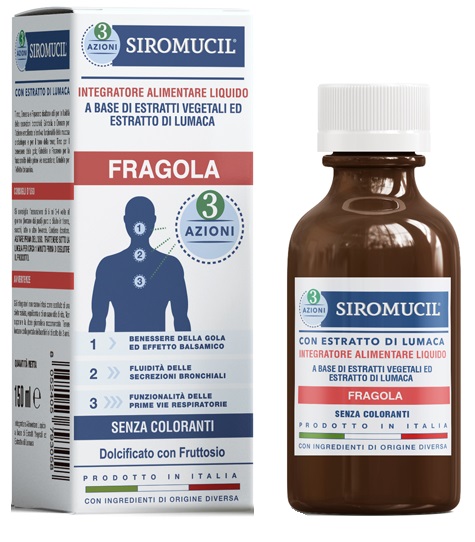 SIROMUCIL 3 AZIONI FRAGOLA 150 ML - maxifarmacia.it