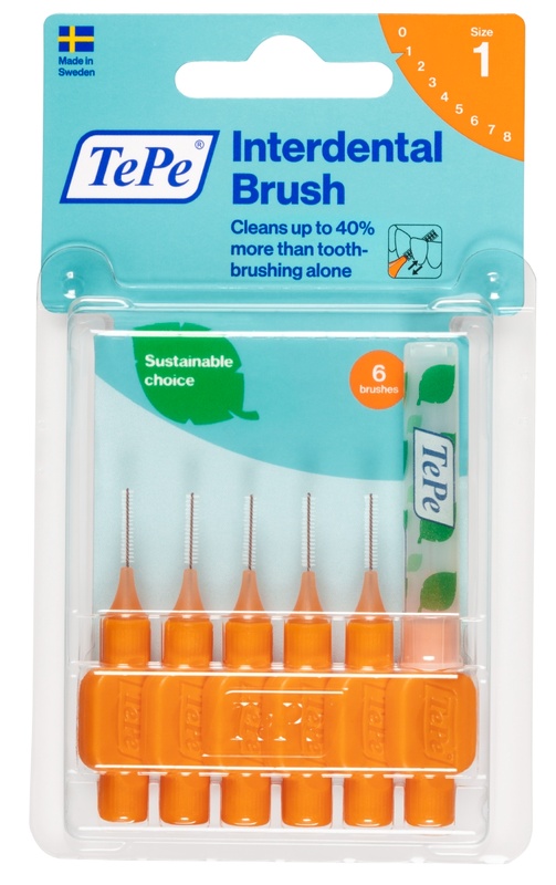 TEPE SCOVOLINO ARANCIONE 0,45 MM 6 PEZZI - maxifarmacia.it