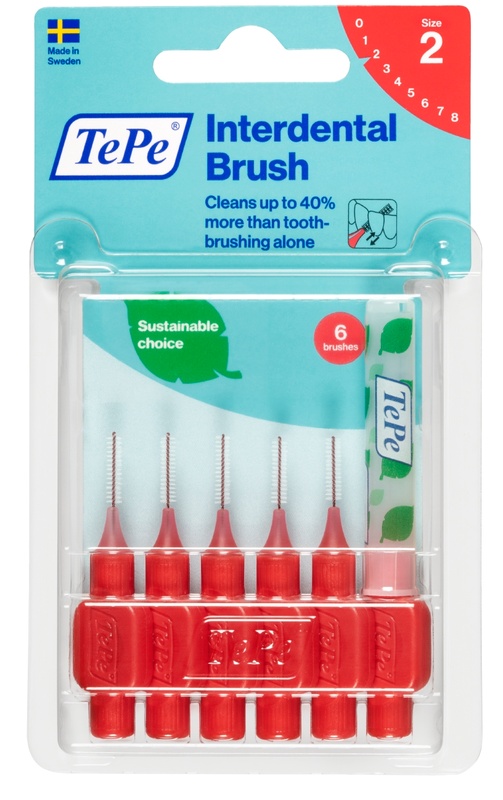 TEPE SCOVOLINO ROSSO 0,5MM 6 PEZZI - maxifarmacia.it