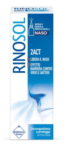 SPRAY NASALE RINOSOL 2ACT 15 ML - maxifarmacia.it