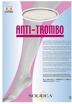 CALZA ANTITROMBO SOLIDEA BIANCO EXTRA LARGE 1 PAIO - maxifarmacia.it