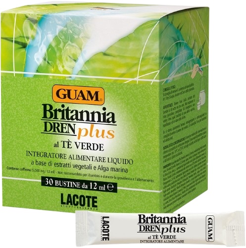 GUAM BRITANNIA DREN PLUS 30 BUSTINE DA 12 ML - maxifarmacia.it